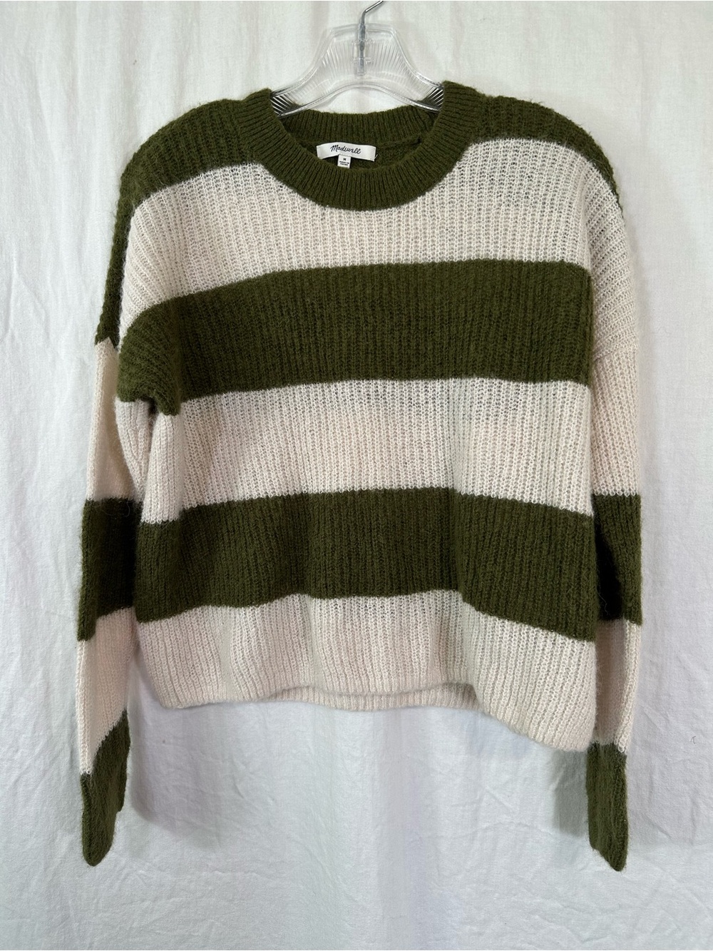 Madewell Rosario Stripe Sweater Sz M